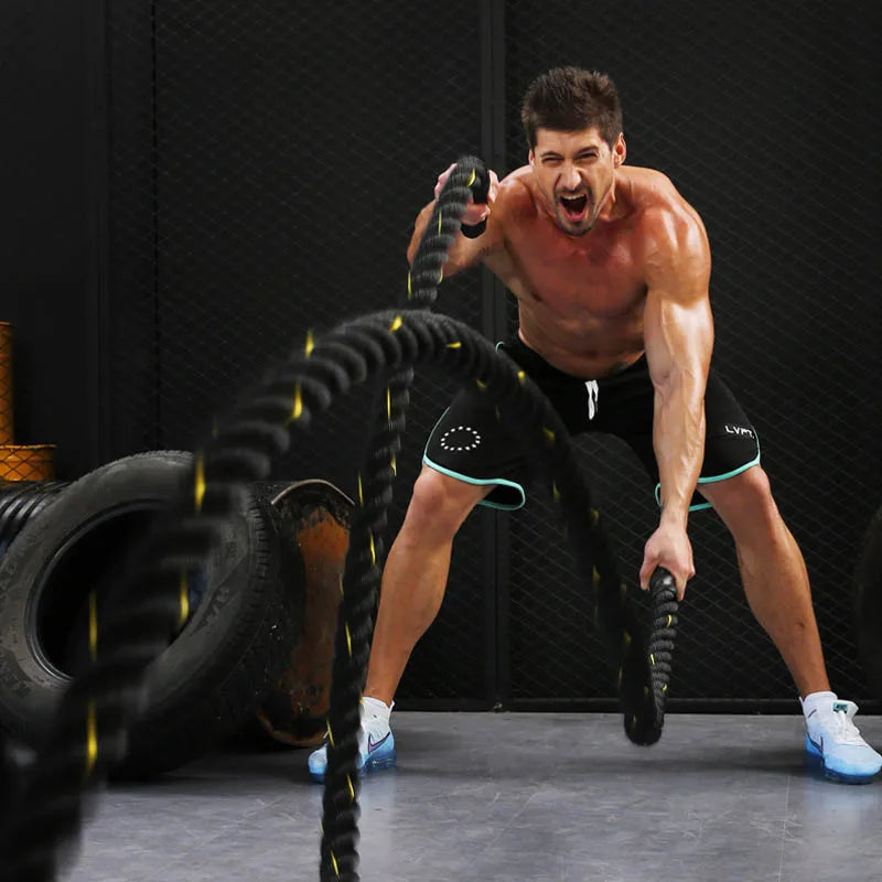 Power Training Battle Rope | Weighted Rope for Strength & Conditioning