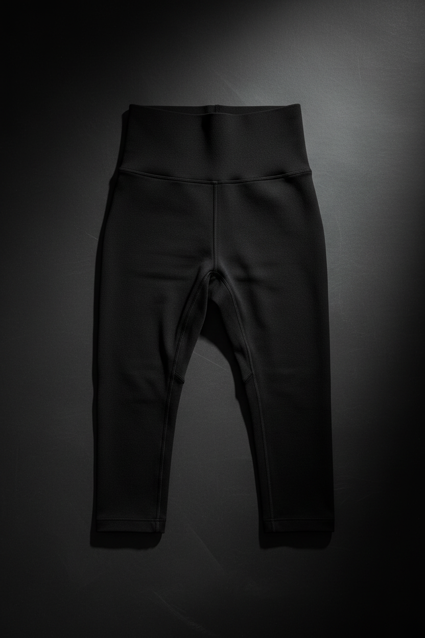 LUXLifts High-Waist Compression Shaper in black on dark background