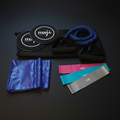 Home Fitness Bundle | Resistance Bands, Stretch Band, Exercise Tube & Core Discs