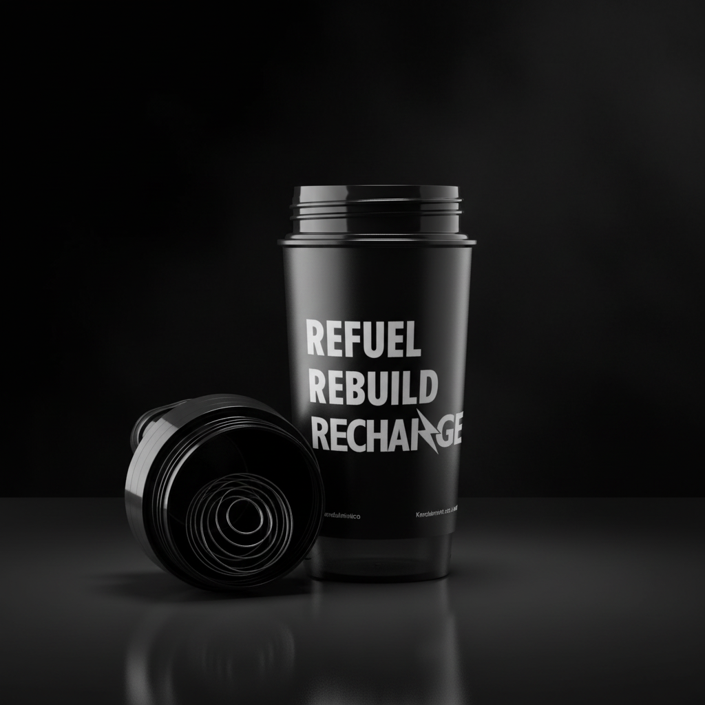 KMC Rebuild Shaker Bottle 700ml | Leak-Proof, BPA-Free & Sustainable