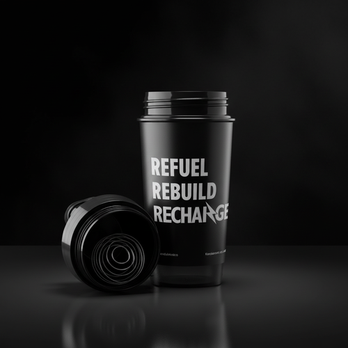 KMC Rebuild Shaker Bottle 700ml | Leak-Proof, BPA-Free & Sustainable