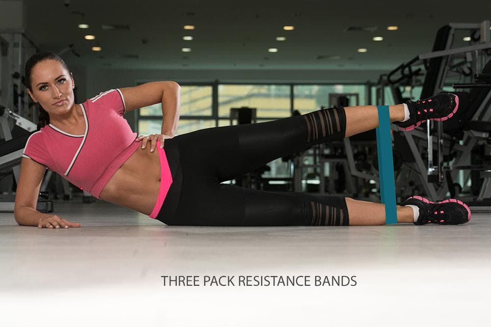 Home Fitness Bundle | Resistance Bands, Stretch Band, Exercise Tube & Core Discs